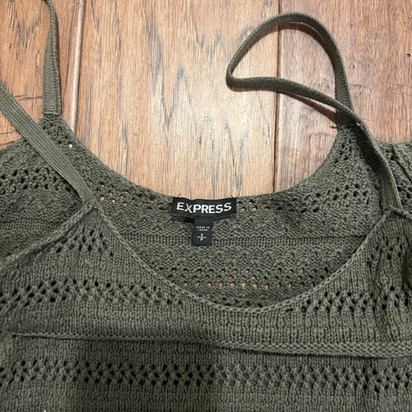 Express, knitted tank top with knitted sleeves- small - Picture 4 of 4